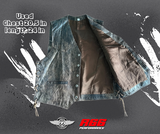 USED DARK BROWN VEST SIZE M