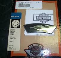 44917-05 Harley Davidson Genuine NOS Flame Styled Caliper Insert ..