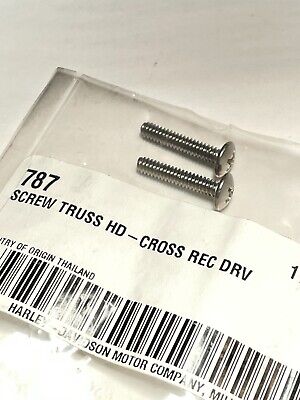 787 Screw, Truss Head Cross Recess Drive of 1