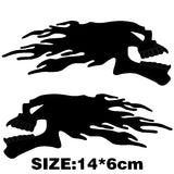 Ghost Skull Head Motorcycle Car Sticker