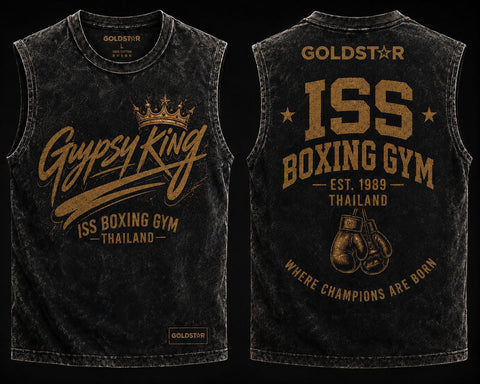 THE ISS BOXING GYPSY KING SLEEVLESS SHIRT