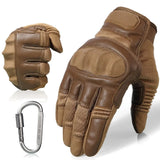 Touchscreen Leather Motorcycle Gloves