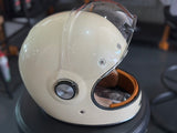 R66 0487 R66 Retro Helmets Complete With Bluetooth (Cream)