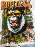 Angry Monkey Bike Week White