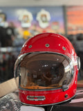 R66 0485 R66 Retro Helmets Complete With Bluetooth (Red)