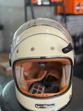 R66 0487 R66 Retro Helmets Complete With Bluetooth (Cream)