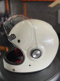 R66 0488 R66 Retro Helmets Complete With Bluetooth (White)