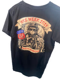R66 BIKER MONKEY BIKE WEEK 2025 T-SHIRT BLACK