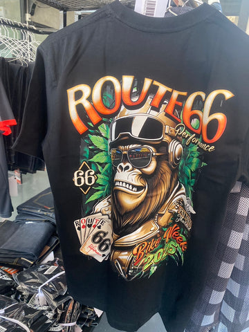 Biker monkey with earphones Black Size L (R662025-30)