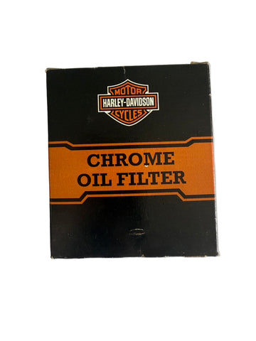 63796-77A HD CHROME OIL FILTER SPORTSTER