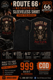 R66 Biker Sleeveless Old School Vintage Look Shirt