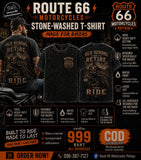 Old School Don't Retire… They Ride T Shirt