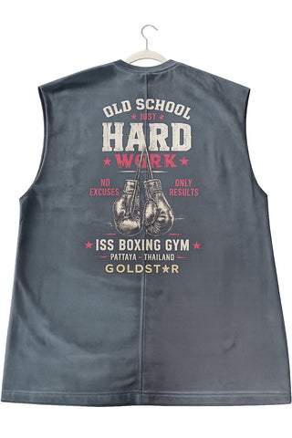 ISS Boxing Gym Old School Sleeveless T Shirt