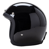 Low Profile Harley Motorcycle Helmet - Retro Biker Lid