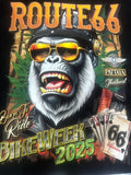 Angry Monkey Bike Week Black