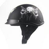 Harley Motorcycle Summer Helmet with Skull Design