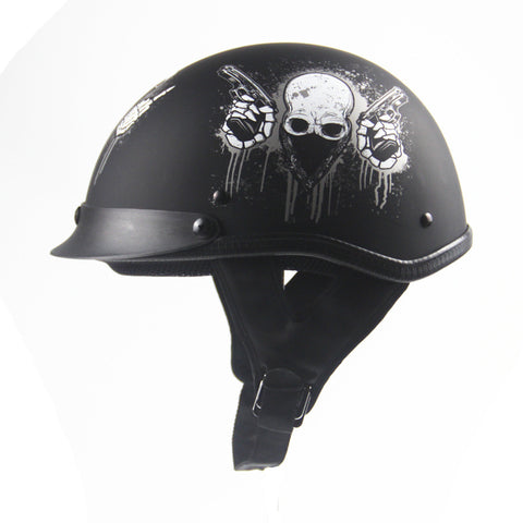 Harley Motorcycle Summer Helmet with Skull Design
