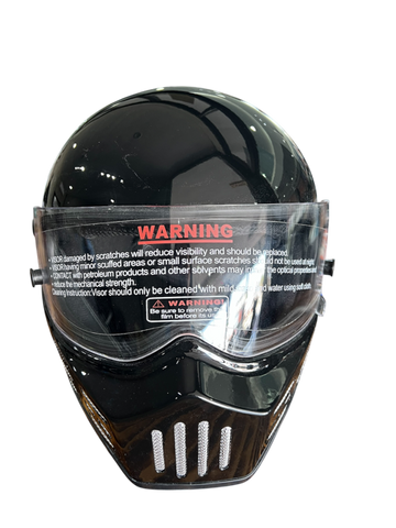 R66 Vador Helmet Full face Gloss Black
