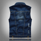 Denim Vest and Sleeveless Jacket for Men