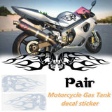 Skull Motorcycle Decals