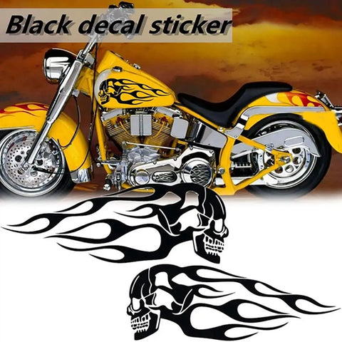 Skull Motorcycle Decals