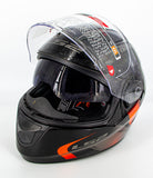 R66 1218 R66 LS2 ff320 Motorcycle Helmet, inner sun visor, double visor helmet Size XXL