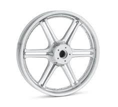 R66 Mirror Chrome Slotted Six-Spoke Wheel 19" Front - 43538-09