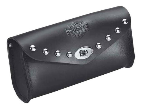58298-87 Harley Davidson Leather windshield Bag W/STUD