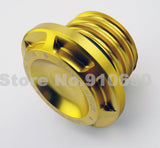 R66 0798  Gold CNC Aluminum Fuel Tank Gas Cap  Harley Sportster 1200 883 48 Dyna Touring Softail