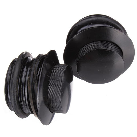 SKU R66 0802 Route 66 6pcs/set Black Custom Gas Fuel Tank Flush Mount Cap For Harley Davidson Vented