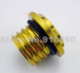 R66 0798  Gold CNC Aluminum Fuel Tank Gas Cap  Harley Sportster 1200 883 48 Dyna Touring Softail