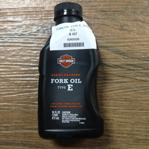 SKU 62600026  FORK OIL TYPE E ,16-OZ BTL