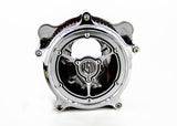 R66 1672 Chrome Motorcycle CNC Crafts Air Cleaner Intake Filter