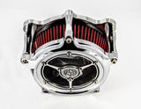 R66 1672 Chrome Motorcycle CNC Crafts Air Cleaner Intake Filter