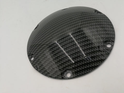 R66 0397 Used Carbon Style Clutch Cover, Chrome