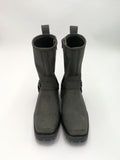 Route 66 Leather Biker Boots Black Size 39-40