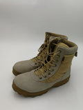 R66 1656  BEIGE COMBAT BOOTS Size 43 (used)