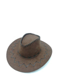 Brown Spring/summer cowboy sun chapeu straw hat