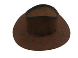 R66 1795  Brown Spring/summer cowboy sun chapeu straw hat