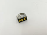 R66 1808 Stainless Steel Golden MC Biker Ring
