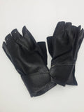 Black Fingerless Bikers Glove