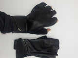 Black Fingerless Bikers Glove