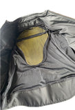 R66 2569  LEATHER AIRFLOW ARMOR JACKET SIZE XL  (BLACK)