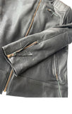 LEATHER AIRFLOW ARMOR JACKET SIZE XL (BLACK)