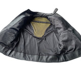 LEATHER AIRFLOW ARMOR JACKET SIZE XL (BLACK)