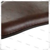 SKU R66 1545 R66 Brown Leather SOLO Seat Cover 3" Spring Bracket