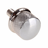 R66 1145  Chrome Billet Aluminum Knurled Seat Bolt for Harley Sportster Dyna Touring
