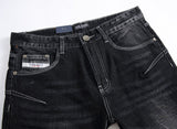 SKU R66 1613 R66 Men Solid Black Jeans/Slim /Straight /Stretch Mens