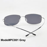 SKU R66 1548 R66  Rimless titanium eyewear polarized polycarbonate sunglasses