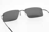 R66 1316 The Matrix Style Gray Polarized Driving Sunglasses